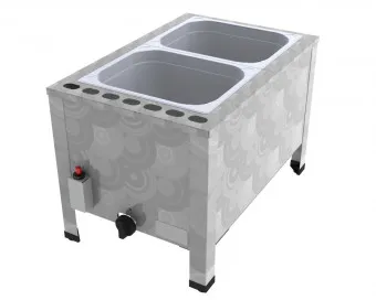 Wurstwärmer / Bain Marie doppelwandig für GN-Behälter